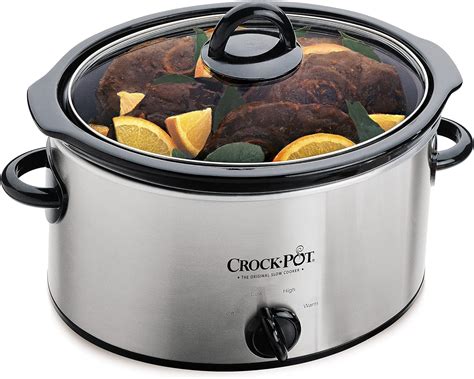 Amazon crock pot slow cooker - Elite Gourmet MST-250XS Electric Slow Cooker Ceramic Pot, Adjustable Temp, Entrees, Sauces, Stews & Dips, Dishwasher Safe Glass Lid & Crock, 1.5 Quart, Stainless Steel. 22,099. 8K+ bought in past month. $1499. FREE delivery Fri, Feb 23 on $35 of items shipped by Amazon. Or fastest delivery Wed, Feb 21. 